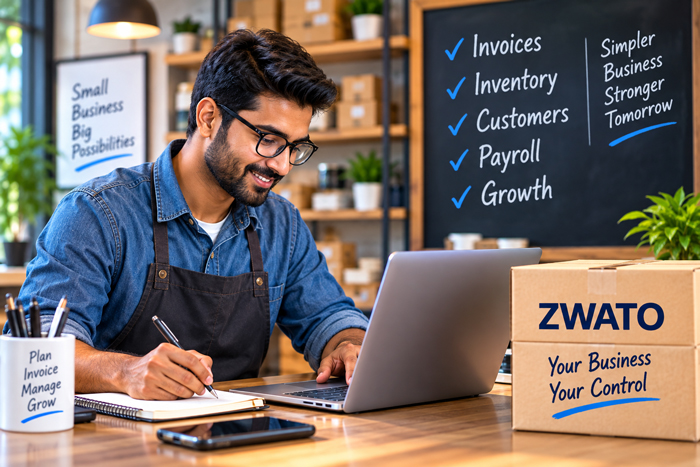 ZWATO business administration and record management