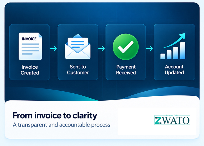 ZWATO invoice preparation approval and payment workflow